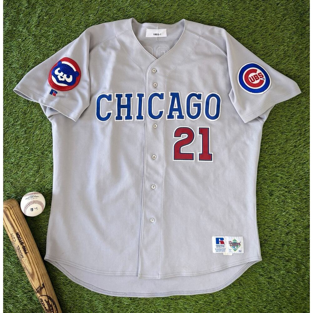 Team Issued Authentic Chicago Cubs 1993 Sammy Sosa Baseball Jersey Vintage 52